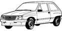 Радиатор за кола за OPEL CORSA A (S83) товарен от 1986 до 1993
