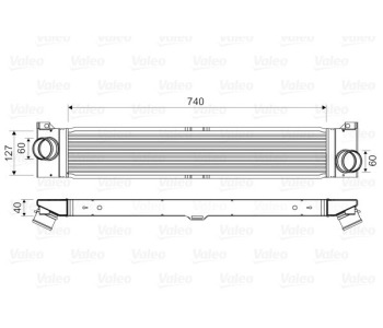 Интеркулер (охладител за въздуха на турбината) VALEO 818586 за FIAT DUCATO (250) товарен от 2006
