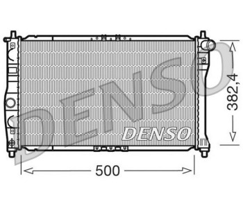 Радиатор, охлаждане на двигателя DENSO DRM09036 за FIAT MAREA (185) от 1996 до 2007