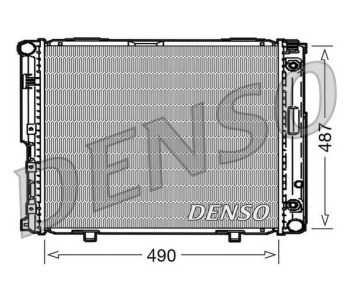 Радиатор, охлаждане на двигателя DENSO DRM17033 за MERCEDES E (W124) седан от 1993 до 1996