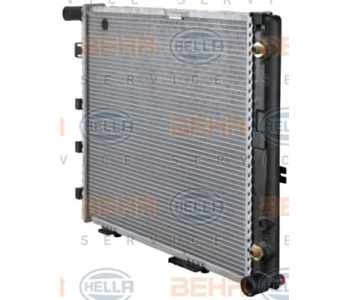Радиатор, охлаждане на двигателя HELLA 8MK 376 713-044 за MERCEDES A (W168) от 1997 до 2004