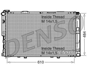Радиатор, охлаждане на двигателя DENSO DRM17070 за MERCEDES SLK (R170) от 1996 до 2004