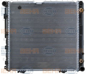 Радиатор, охлаждане на двигателя HELLA 8MK 376 712-784 за MERCEDES E (W210) седан от 1995 до 2003