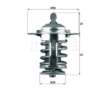 Термостат, охладителна течност MAHLE TX 70 82