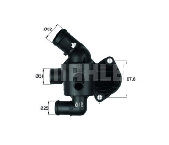 Термостат, охладителна течност MAHLE TI 15 92 за SKODA SUPERB II (3T5) комби от 2009 до 2015