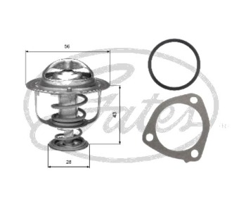 Термостат, охладителна течност GATES TH31276G1 за MITSUBISHI L400 SPACE GEAR (PD_W, PC_W, PA_V, PB_V, PA_W) пътнически от 1994 до 2007