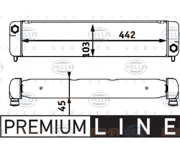 Маслен радиатор, двигателно масло HELLA 8MO 376 725-671