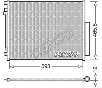 Кондензатор, климатизация DENSO DCN01005 за ALFA ROMEO GIULIA (952) от 2015