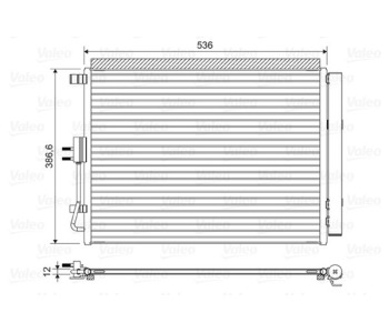 Кондензатор, климатизация VALEO 822598 за KIA PRO CEED (JD) от 2013 до 2018