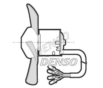 Вентилатор вътрешно пространство DENSO DEA17004 за MERCEDES SLK (R170) от 1996 до 2004