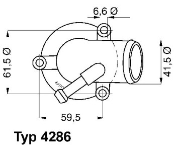 Термостат, охладителна течност BorgWarner (Wahler) 4286.87D