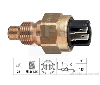 Датчик, температура на охладителната течност EPS 1.830.510 за RENAULT 19 I (L53_) седан от 1988 до 1992