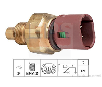 Датчик, температура на охладителната течност EPS 1.830.522 за RENAULT 19 I (B/C53_) хечбек от 1988 до 1996