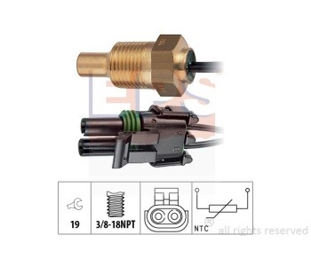 Датчик, температура на охладителната течност EPS 1.830.307 за RENAULT 19 II (L53_) Chamade от 1992 до 2003
