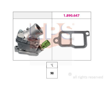 Термостат, охладителна течност EPS 1.880.606 за VOLVO C30 от 2006 до 2013