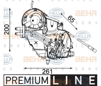 Регулатор, обдухване интериор HELLA 5HL 351 332-381 за LAND ROVER RANGE ROVER (L538) EVOQUE от 2011