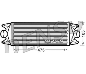 Интеркулер (охладител за въздуха на турбината) DENSO DIT28015 за PORSCHE 911 (991) от 2011